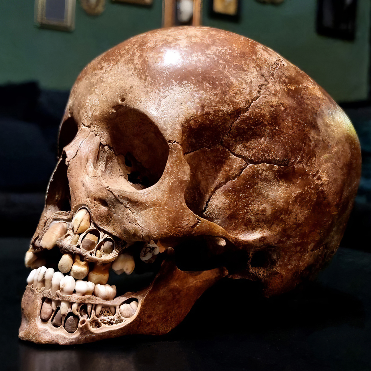 Child skull dentition detail 2