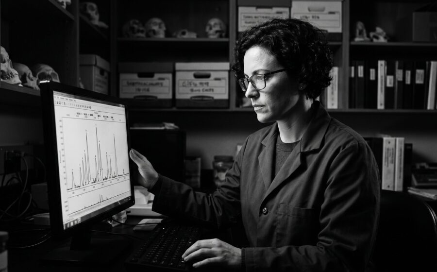 DNA electropherogram analysis in a forensic laboratory