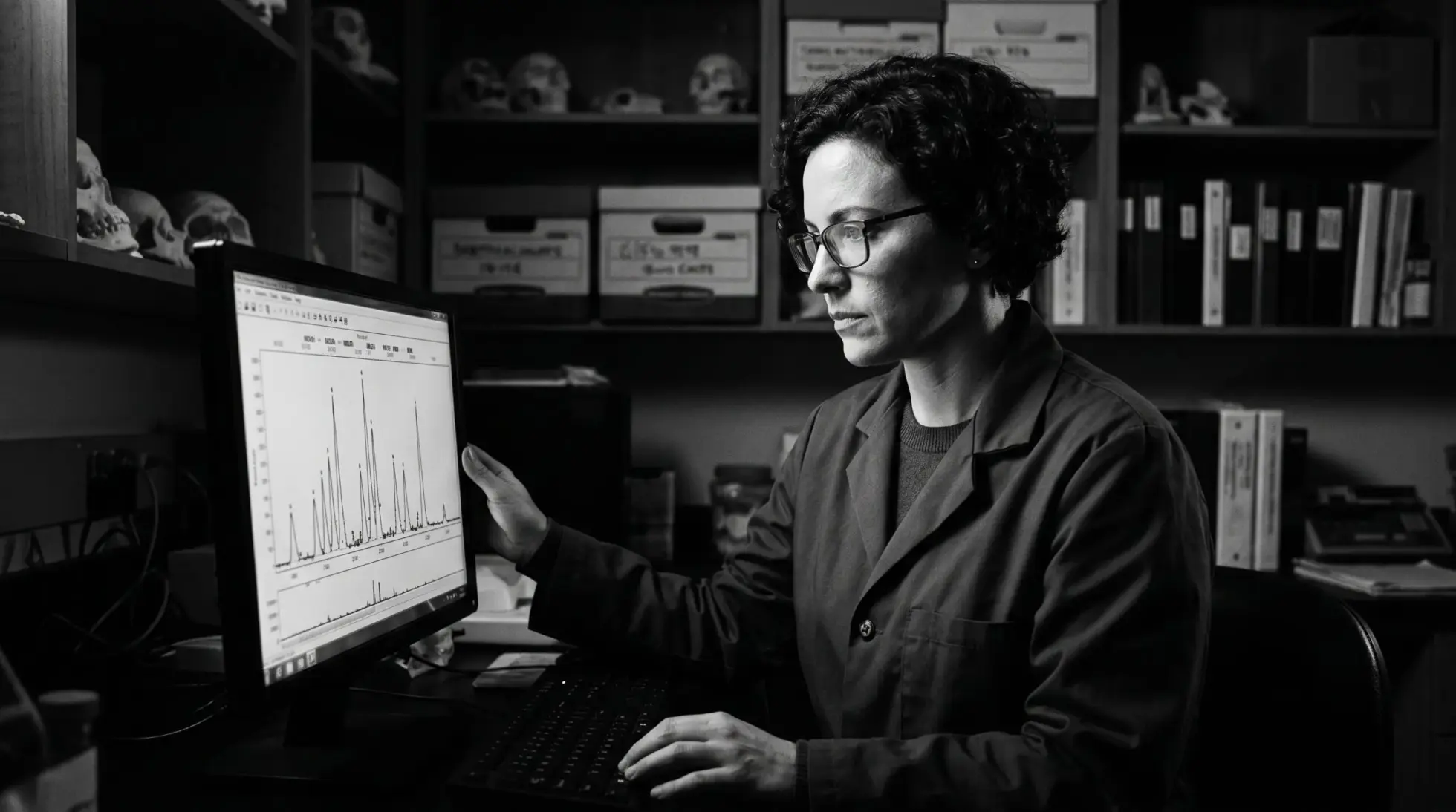 DNA electropherogram analysis in a forensic laboratory