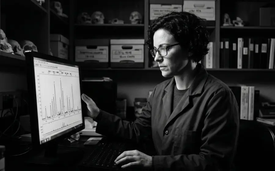 DNA electropherogram analysis in a forensic laboratory