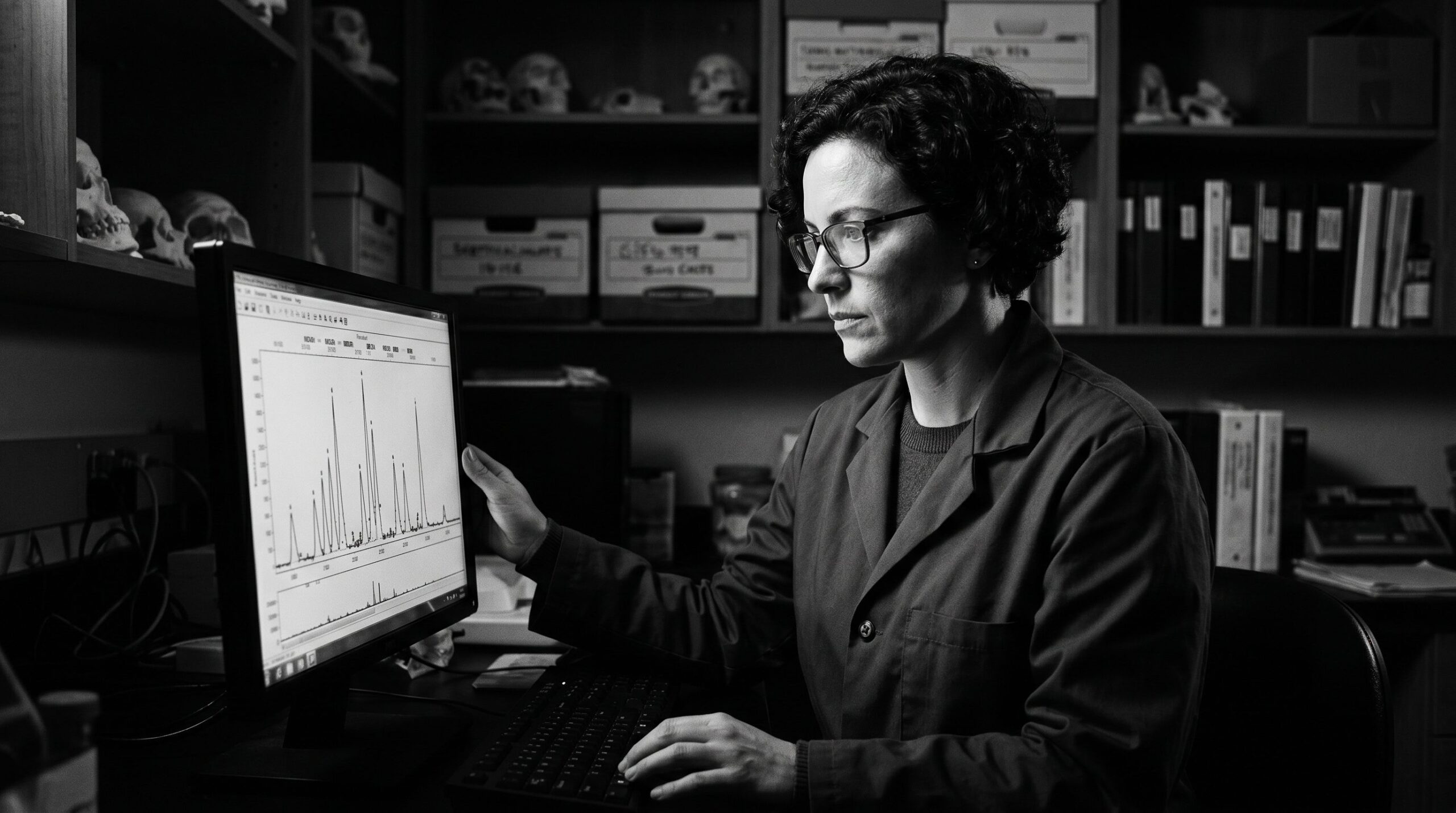 DNA electropherogram analysis in a forensic laboratory