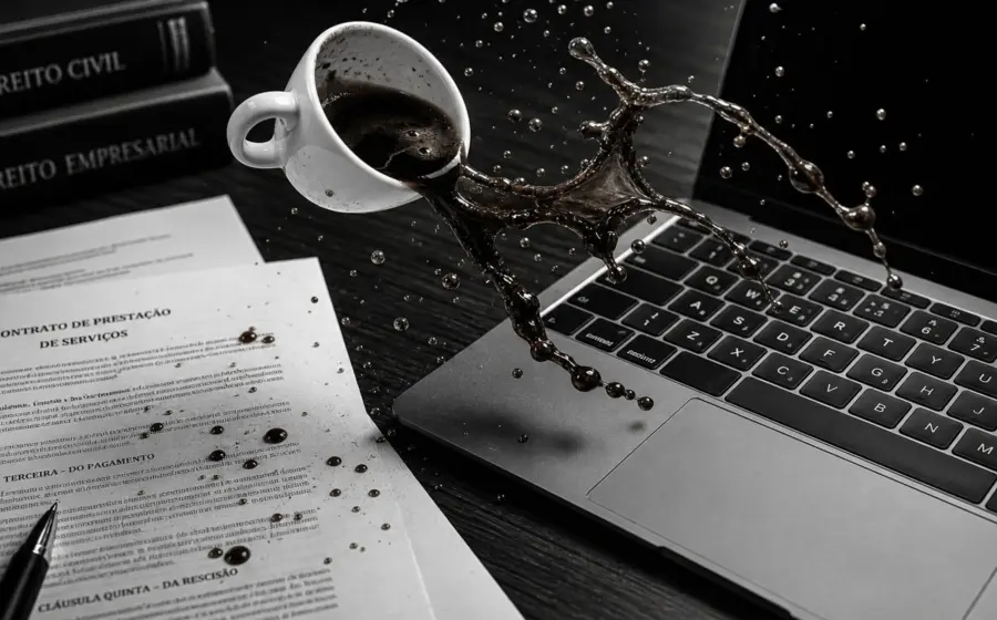 Coffee spill processed