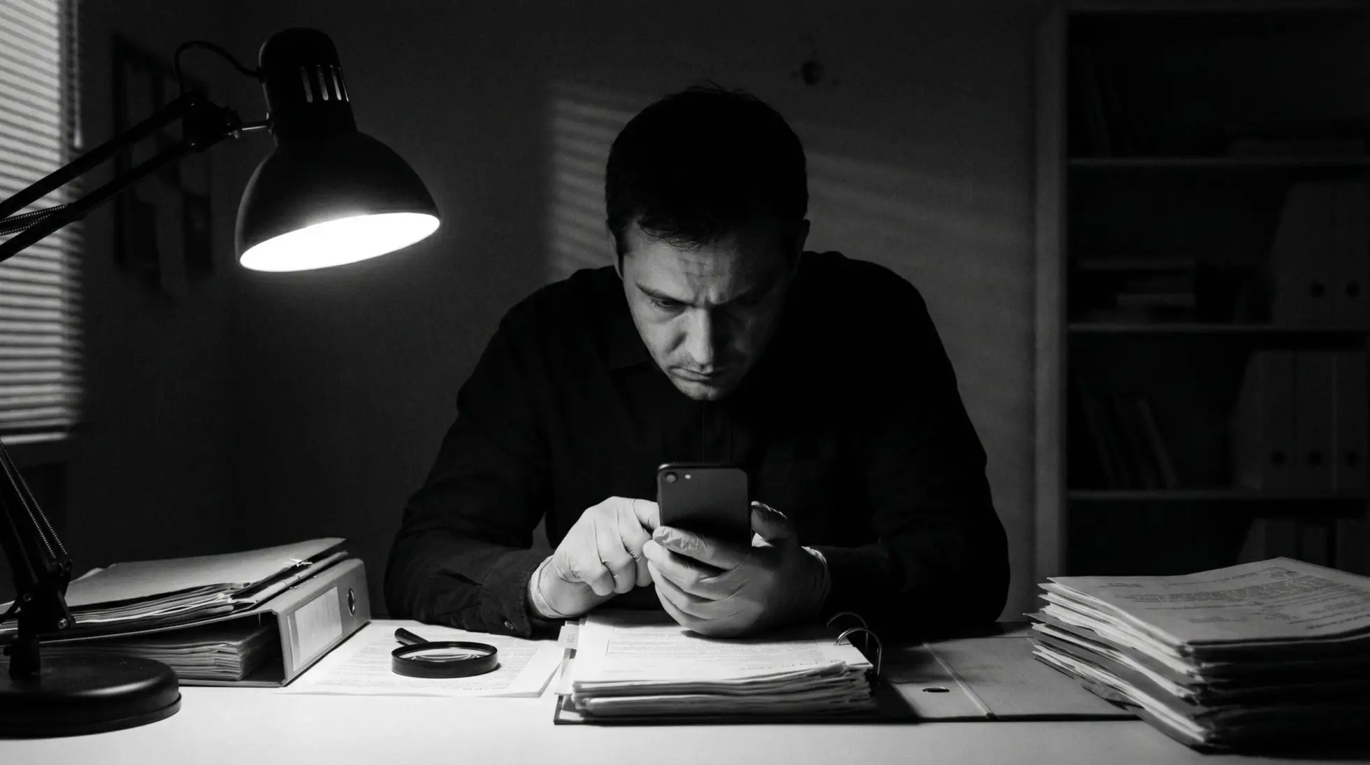 A forensic examiner declining to unlock the smartphone of a deceased person