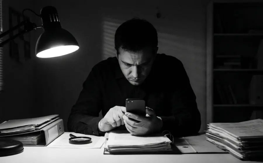 A forensic examiner declining to unlock the smartphone of a deceased person